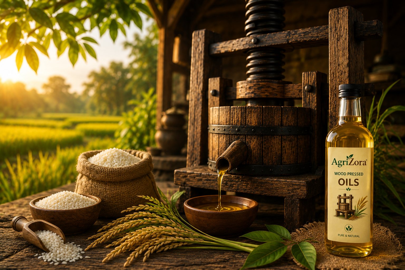 AgriZora wood-pressed oils, diabetic rice and organic foods